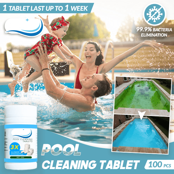 Quick Pool Cleaning Tablet (100 PCS)