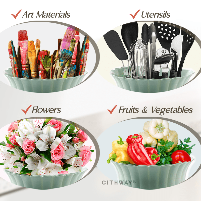 Cithway® Multipurpose Wall-Hanging Trash Can