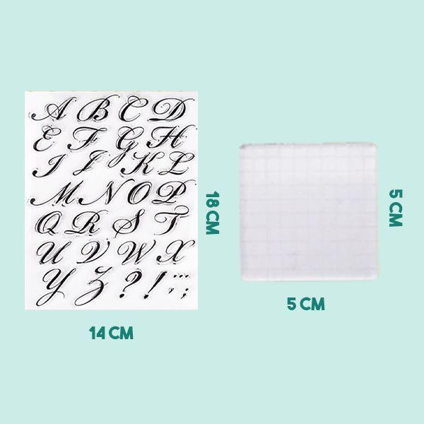 Alphabet Cake Stamp Set Kitchen & Dining mikgoodies 